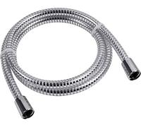 CORNAT TECB3372 Shower Hose Plastic 1,5m Trans./chr, Transparent, 150 cm