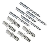 CORNAT TP562252 Stair Bolts zinc-Plated M8x80 5 pcs, Silver, M8 x 80 mm