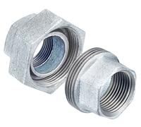 CORNAT VFB3401 1-inch IT Zinc Coated Screw Coupling
