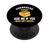 Cornbread Expert Ask Me If You Need Any Advice Soul Food PopSockets Adhesive PopGrip