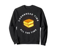 Cornbread Time All The Time Southern Soul Food Lover Sweatshirt