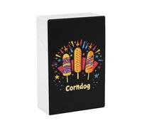 Corndog Funny Cigarette Case Cigar Box 20s Size Smokes Holder Plastic Smoking Accessories Gifts