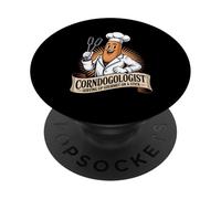 Corndogologist Serving Up Gourmet On A Stick PopSockets Adhesive PopGrip