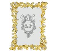 CORNELIA GOLD Austrian Crystal 4x6 Picture Frame by Olivia Riegel - 4x6