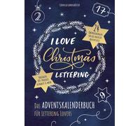 Cornelia Landsc I Love Christmas Lettering - Das Adventskalenderbuch (Hardback)