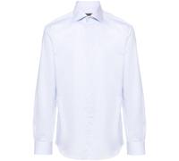 Corneliani pointed-collar cotton shirt - Blue 40-45