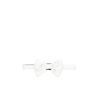 Corneliani twill bow tie - White One Size