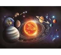 Cornelissen 3D Postcard Solar System, Planets, Space, Postcard, Wobble Card, Hologram Card Picture
