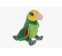 Cornelißen Cuddly Toy Amazone Bird Parrot Length 18 cm Green 1017250