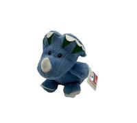 Cornelißen Dino Plush Toy Triceratops H 13 cm Blue Plush Dinosaur Stuffed Animal Children's Gift