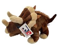 Cornelißen Dino Plush Toy Triceratops L 28 cm Brown Stuffed Animal Dinosaur Toy Children's Gift