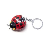 Cornelissen Key Ring Ladybird Made of Wood and Metal, Lucky Beetle