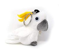 Cornelißen Plush Key Ring - Yellow-Crested Cockatoo - Parrot