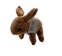 Cornelißen Rabbit, brown, cuddly toy, cute, 18 cm long, plush toy, stuffed animal, children's gift