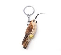 Cornelissen Wooden and Metal Falcon Bird of Prey Keyring