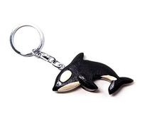 Cornelißen Wooden and Metal Orca Killer Whale Water Animal Sea Animal Key Ring