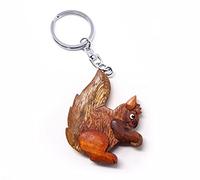 Cornelissen Wooden Squirrel Keyring
