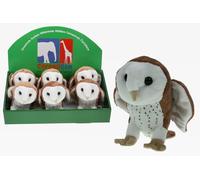 Cornelius Barn Owl Stuffed Animal H 16 cm Brown Plush Bird Stuffed Animal Children's Gift