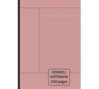 Cornell Notebook: A4 200 Pages - Ruled Composition Paper for Taking Notes - 2