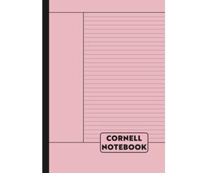 Cornell Notebook A4: Cornell Method Note-Taking for Students High School, College, University - for Lecture and Meetings - 110 Pages - Pastel Colour