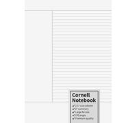 Cornell Notebook: A4 Size | Notetaking System for Students
