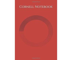 Cornell Notebook: B5 | 108 Cornell Note Pages | Pebble | Journal, Notes, Studies | White Paper | Glossy Cover