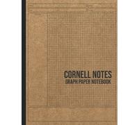 Cornell Notes Graph Paper Notebook: Cornell Style Note Taking Notebook for Students and Teachers | Graph Paper Quad Grid, Table of Contents and Numbered Pages for Taking Notes