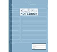 Cornell Notes Journal: Academic Note Taking Workbook for Students, Teachers & Online Learning - Blue Oasis Color