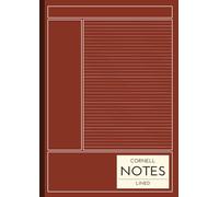 Cornell Notes Lined: A4 Notebook (8.3x11.7in) | 108 Lined Ruled Pages with Cornell Layout and Contents | Softcover Journal Planner Study Book Notepad ... Seminar School Study Learning | Red Cornell