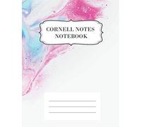 Cornell Notes Notebook: 100 Pages of Cornell Note Paper for Taking Notes, College Ruled Notebook, 8.5 X 11, University, College Ruled Composition Notebook