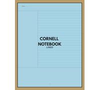 Cornell Notes Notebook A4 Lined: Dyslexia tinted Blue paper Cornell method Note-taking notebook, 110 pages