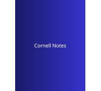Cornell Notes Notebook: Classic Cornell Method Template for High School, College Students and Professionals | Clean Layout with Date Section