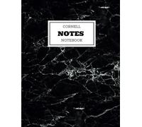 CORNELL NOTES NOTEBOOK College Ruled Great for Students & Teachers, Large 8.5x11: Black Marble Cover