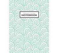 Cornell Notes Notebook: Cornell Note Taking System Notebook for School and University, 120 College Ruled Medium Lined Pages - Mint Green Abstract Cover