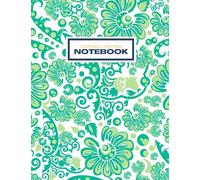 Cornell Notes Notebook: Cornell Note Taking System Notebook for School and University, 120 College Ruled Medium Lined Pages - Floral Journal
