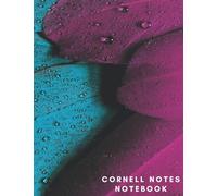 Cornell Notes Notebook: Cornell Note Taking System Notebook for Students at School and University. Purple & Blue Feathers premium cover. College Ruled Composition Paper - Large 110 Pages (8.5 x 11)