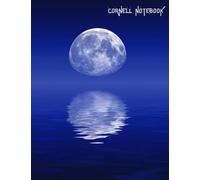 Cornell Notes Notebook: Efficient Note Taking System for School, College, and Work - 100 Pages - 8.5 X 11 - Moon Rise Design