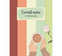 Cornell notes notebook: Focus note-taking system paper, Blank notes template for school, Index and Numbered pages, 125 pages, 8.5"x11"