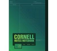 Cornell Notes Notebook for Lefty: Spine on the right/ Note taking system for lefty student / 8.5 x 11 Inches/ Graph Paper Quad Grid.