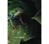 Cornell Notes Notebook: Gorgeous Cornell Note Paper Notebook. Great Large College Ruled Medium Lined Journal Note Taking System For Office, College ... Snappy Frog, Amphibians, Animal, Animal World