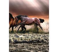 Cornell Notes Notebook: Gorgeous Cornell Note Paper Notebook. Great Large College Ruled Medium Lined Journal Note Taking System For Office, College ... Snappy Animal, Horses, Fauna, Nature, Cavalry