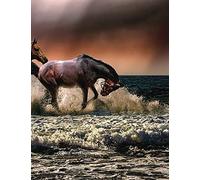Cornell Notes Notebook: Gorgeous Cornell Note Paper Notebook. Great Large College Ruled Medium Lined Journal Note Taking System For Office, College ... Snappy Animal, Horses, Fauna, Nature, Cavalry