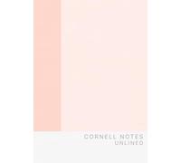 Cornell Notes Notebook - Korean Pastel Baby Peach: 100 Unlined Pages, Matte Softcover | Minimalist Study & Work Notebook for Everyday Notes