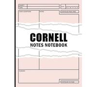 Cornell Notes Notebook: Large Size (8.5" x 11") Cornell Style Note-Taking System Paper Composition Book with No Lines, Index and Numbered Pages for ... with Aesthetic Misty Rose Cover Design