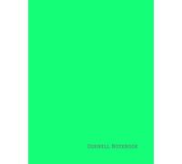 Cornell Notes Notebook: Minimalist Cornell Notebook With College Ruled Lines, 8.5 x 11 Size, 200 Pages Front and Back (100 Sheets), Simple Design