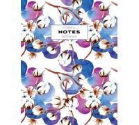 Cornell Notes Notebook: Note Taking with College Ruled Lines, Index and Numbered Pages, Floral Print