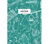 Cornell Notes Notebook: Note Taking with Graph Paper Quad Grid, Index and Numbered Pages, Physics