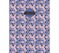 Cornell Notes Notebooks: Purple Mosaic Pattern Cornell Notes Paper