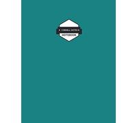 Cornell Notes Notebooks: Teal Cover, Notes Paper