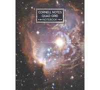 Cornell Notes Quad Grid Notebook: Cornell Quadrille Notebook Paper Index and Numbered Page Interior: Galaxy | Science